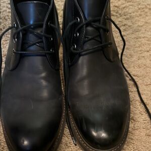 Men's Black Leather Shoes